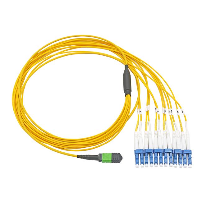 9 thiab 125 MPO 12 Fibers LC Cable